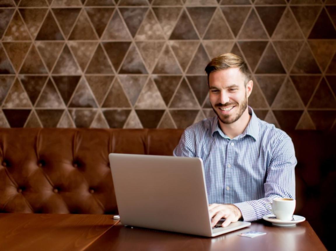 Analyst working through a financial model